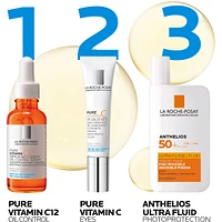 La Roche-Posay Sérum anti-sébum avec 12% de Vitamine C Pure pour le visage