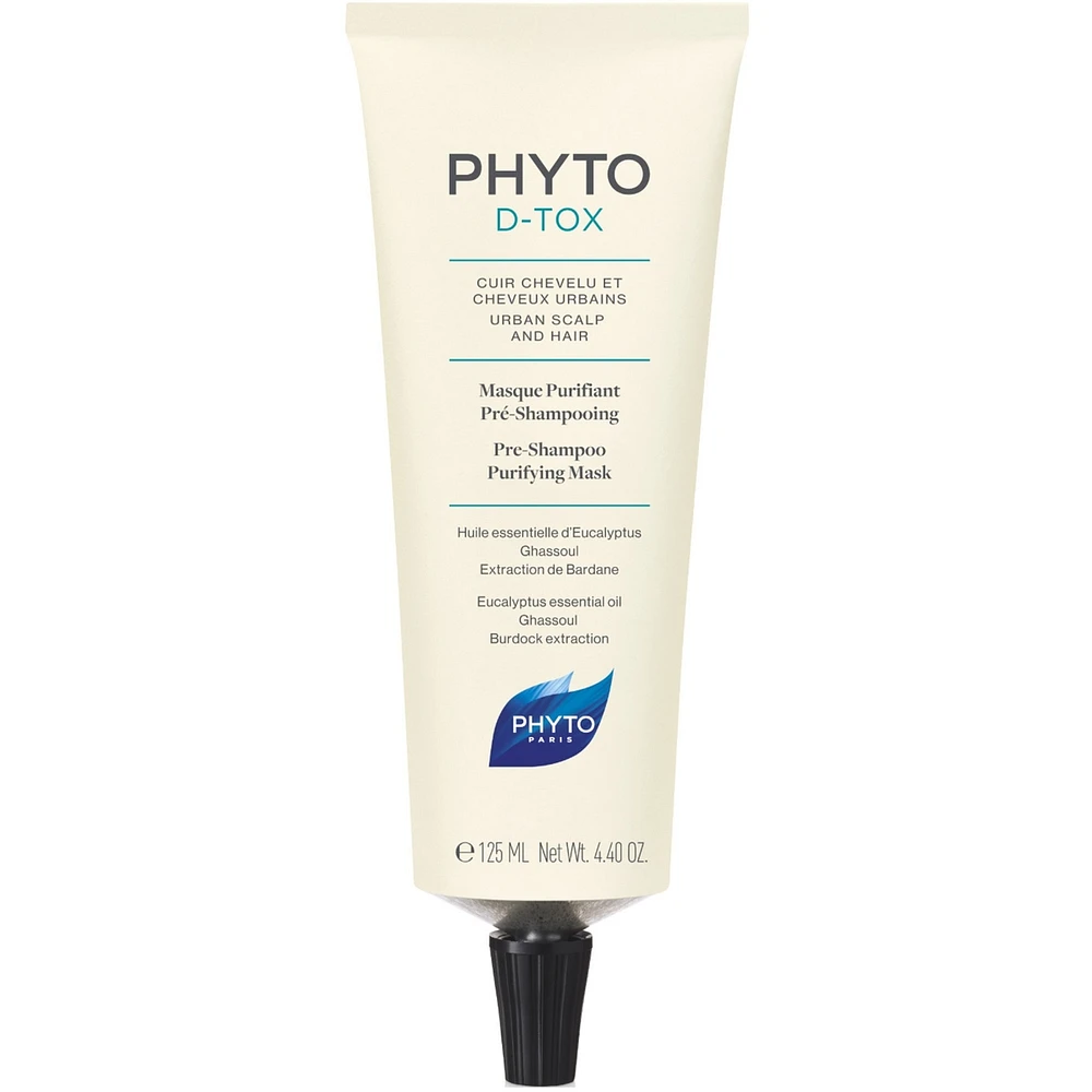 Phyto d-tox pre-shampoo purifying mask