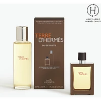 Terre d'Hermès, Eau de toilette, 30 ml travel Spray and 125 ml refill