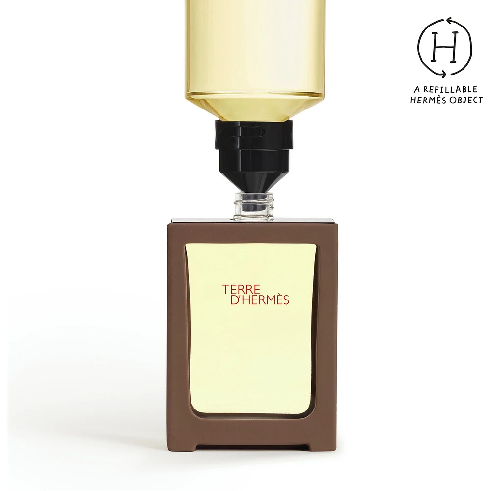 Terre d'Hermès, Eau de toilette, 30 ml travel Spray and 125 ml refill