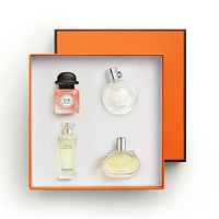 Coffret Miniatures, Twilly d'Hermès, Barénia, Eau des Merveilles, Un Jardin sur le Nil
