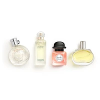 Coffret Miniatures, Twilly d'Hermès, Barénia, Eau des Merveilles, Un Jardin sur le Nil