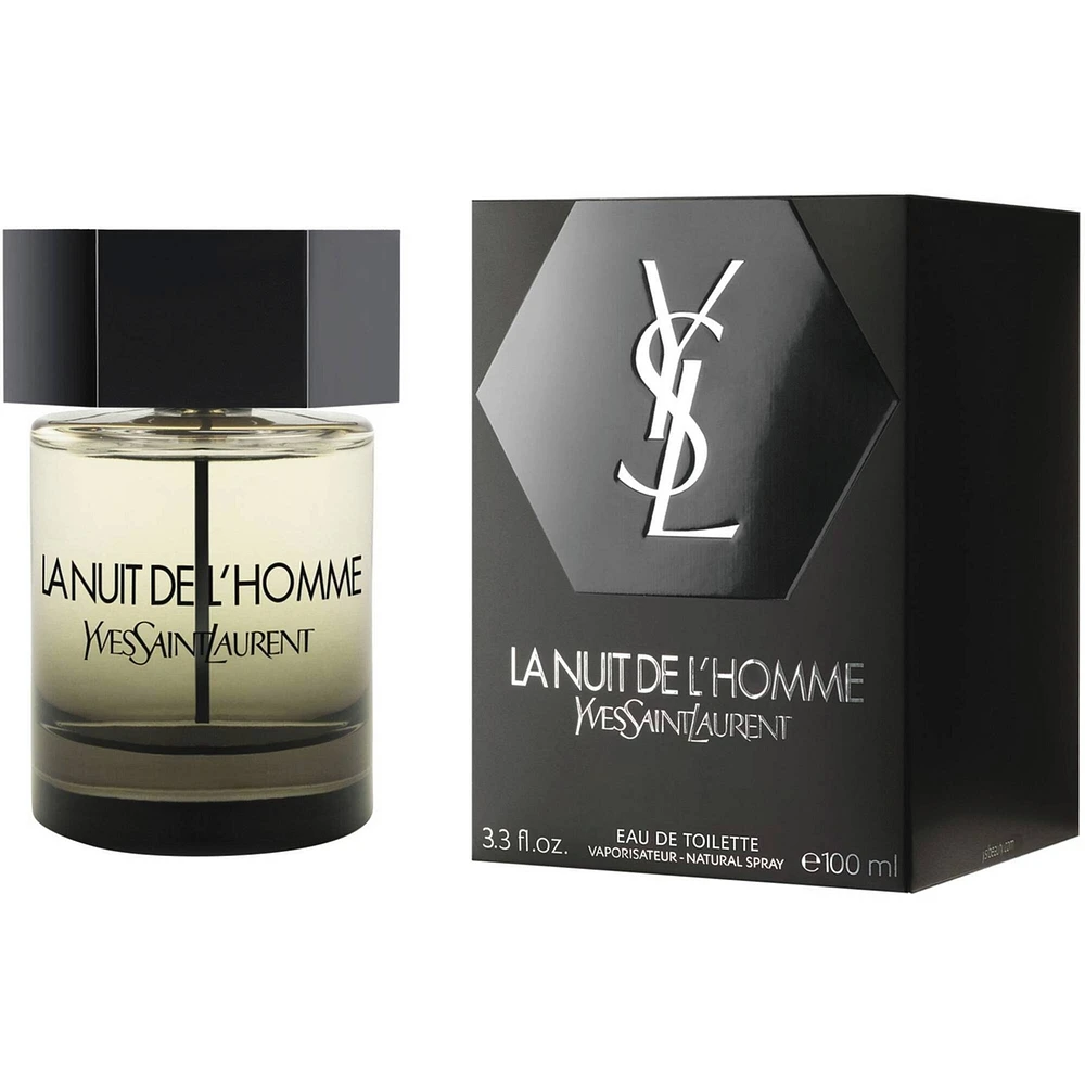 La Nuit De L'Homme Eau De Toilette, Spicy Warm Fragrance for Men