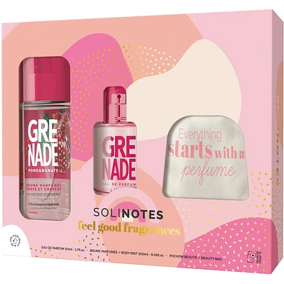 Solinotes 3 Pieces Gift Set  - Pomegranate