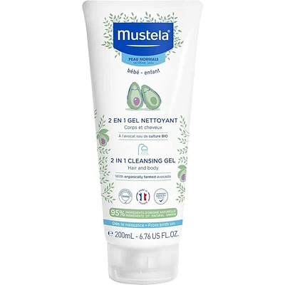 2 in 1 Baby Cleansing Gel with Organic Avocado