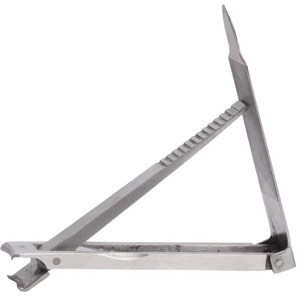 Extra-flat pedicure nail clipper