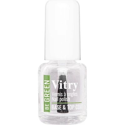 Vitry Base & Top Coat Be Green Nail Polish