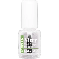 Vitry Base & Top Coat Be Green Nail Polish