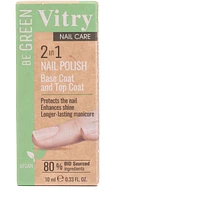 Vitry Be Green  Nail Lacquer 2 In 1 Base And Top Coat