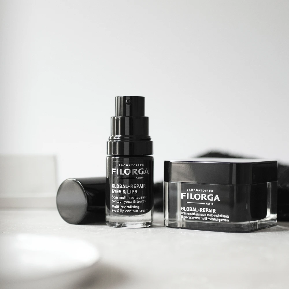 Global-Repair Eyes and Lips