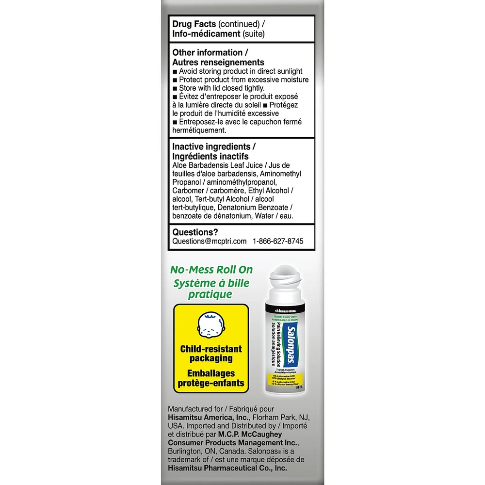 Salonpas Pain Relieving Solution