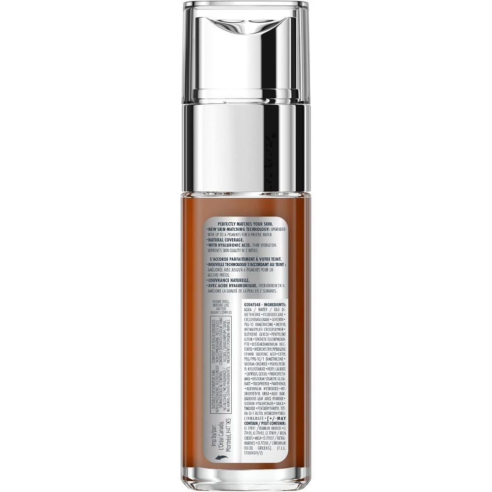 True Match Foundation with Hyaluronic Acid & Moisturizing Care