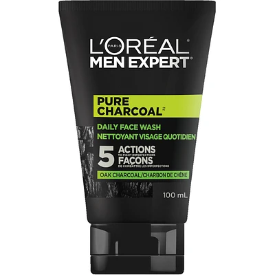 Face Wash for men, Pure Charcoal With Oak Charcoal