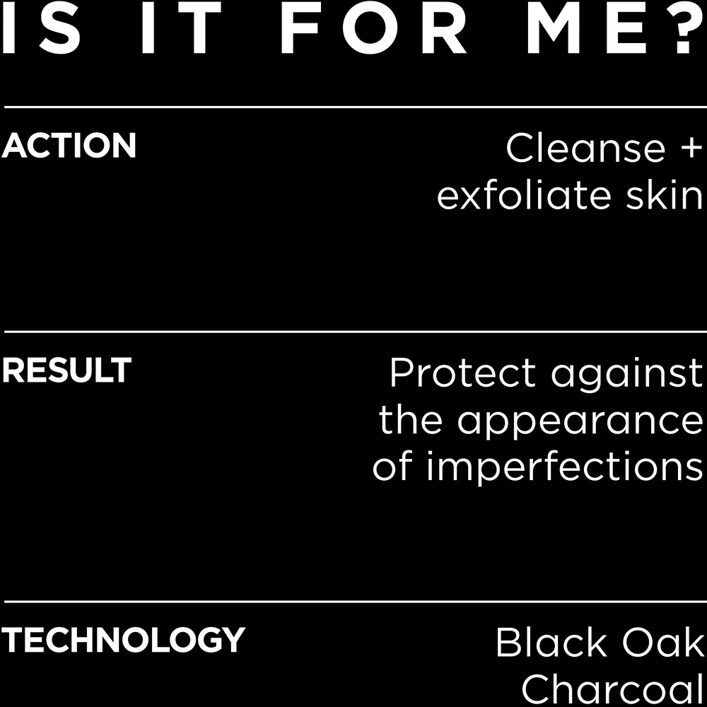 Face Scrub for men, Pure Charcoal Anti-blackhead Scrub With Oak Charcoal