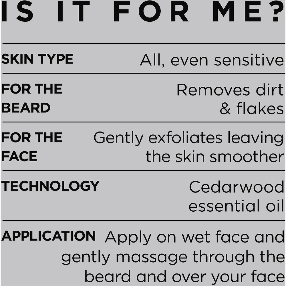 Beard and Face Wash Scrub Barberclub