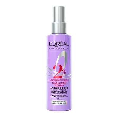 L'Oréal Paris Hair Expertise Hyaluron Plump Sérum Hydratation avec Acide Hyaluronique, Pour Cheveux Déshydratés, Sans Rinçage, 150ml