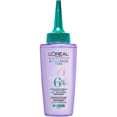 Hair Expertise, Hyaluron Pure Oil Erasing Scalp Serum, with Salicylic Acid, for Oily Roots and Dehydrated Lengths, 102ml