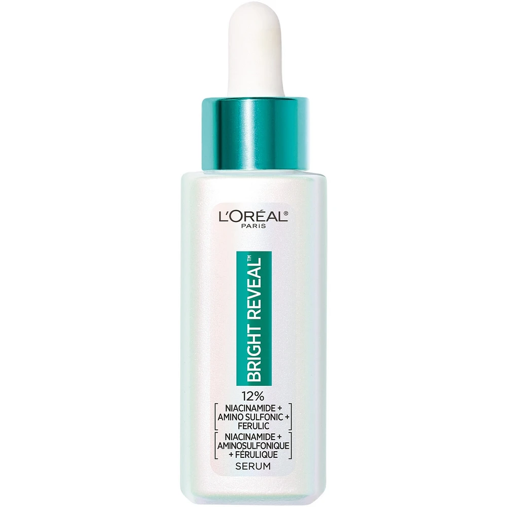 Bright Reveal Dark Spot Face Serum with 12% Niacinamide + Ferulic + Amino Sulfonic Acids