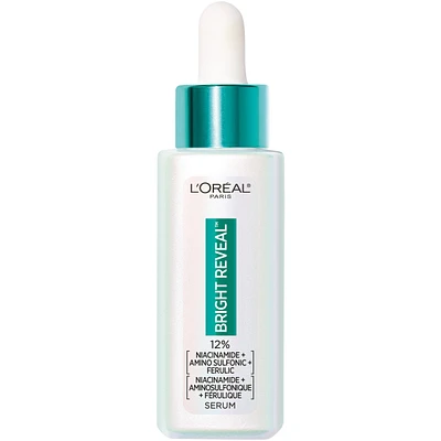 Bright Reveal Dark Spot Face Serum with 12% Niacinamide + Ferulic + Amino Sulfonic Acids