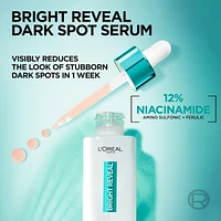 Bright Reveal Dark Spot Face Serum with 12% Niacinamide + Ferulic + Amino Sulfonic Acids