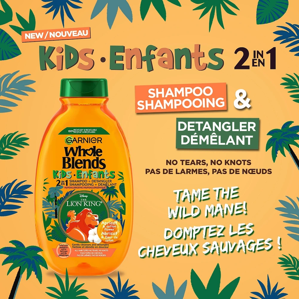 Whole Blends Kids Apricot & Cotton Flower 2-In-1 Shampoo