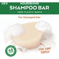 Garnier Whole Blends Honey Treasures Repairing  Shampoo Bar for Damaged Hair, Zero Plastic Packaging, Preservative Free, Silicone Free, Soap & Dye Free, with Honey and Beeswax, 60G