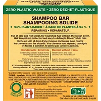 Garnier Whole Blends Honey Treasures Repairing  Shampoo Bar for Damaged Hair, Zero Plastic Packaging, Preservative Free, Silicone Free, Soap & Dye Free, with Honey and Beeswax, 60G