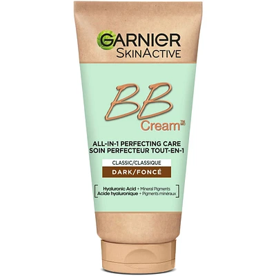 Garnier SkinActive BB Cream Classic with Hyaluronic Acid & Aloe, Dark, 50ml