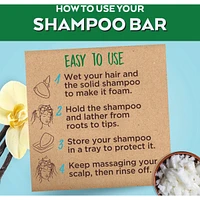 Garnier Whole Blends Coconut & Aloe Vera Hydrating Shampoo Bar for Normal Hair, Zero Plastic Packaging, Sulfate Free, Preservative Free, Silicone Free, Soap & Dye Free, with Coconut oil and Organic Aloe Vera, 60G