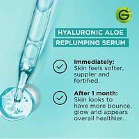 Aloe Vera Face Serum with Hyaluronic Acid, Replumping and Hydrating, for Normal to Combo Skin