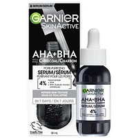 SkinActive, Pore-Purifying Serum, AHA + BHA With Charcoal