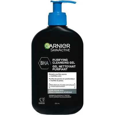 Purifying Cleansing Gel: BHA & Charcoal