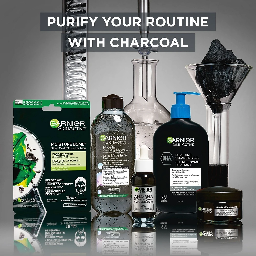 Purifying Cleansing Gel: BHA & Charcoal