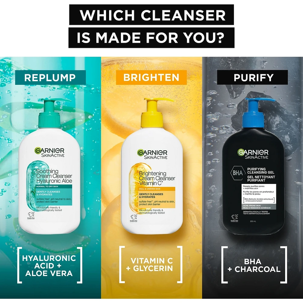 Purifying Cleansing Gel: BHA & Charcoal