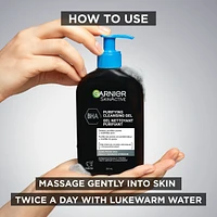 Purifying Cleansing Gel: BHA & Charcoal