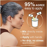 GOOD, Permanent Hair Dye, 100% Grey Coverage, No Ammonia