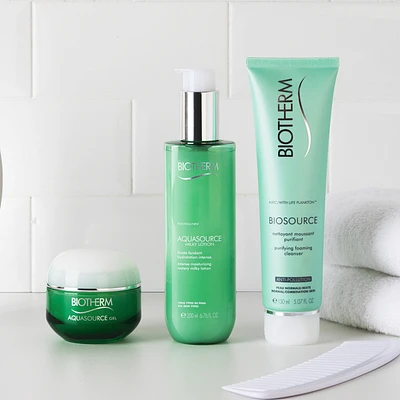Biosource Purifying Foaming Cleanser for Normal To Combination skin with Zinc, for Hydration and removing impurities