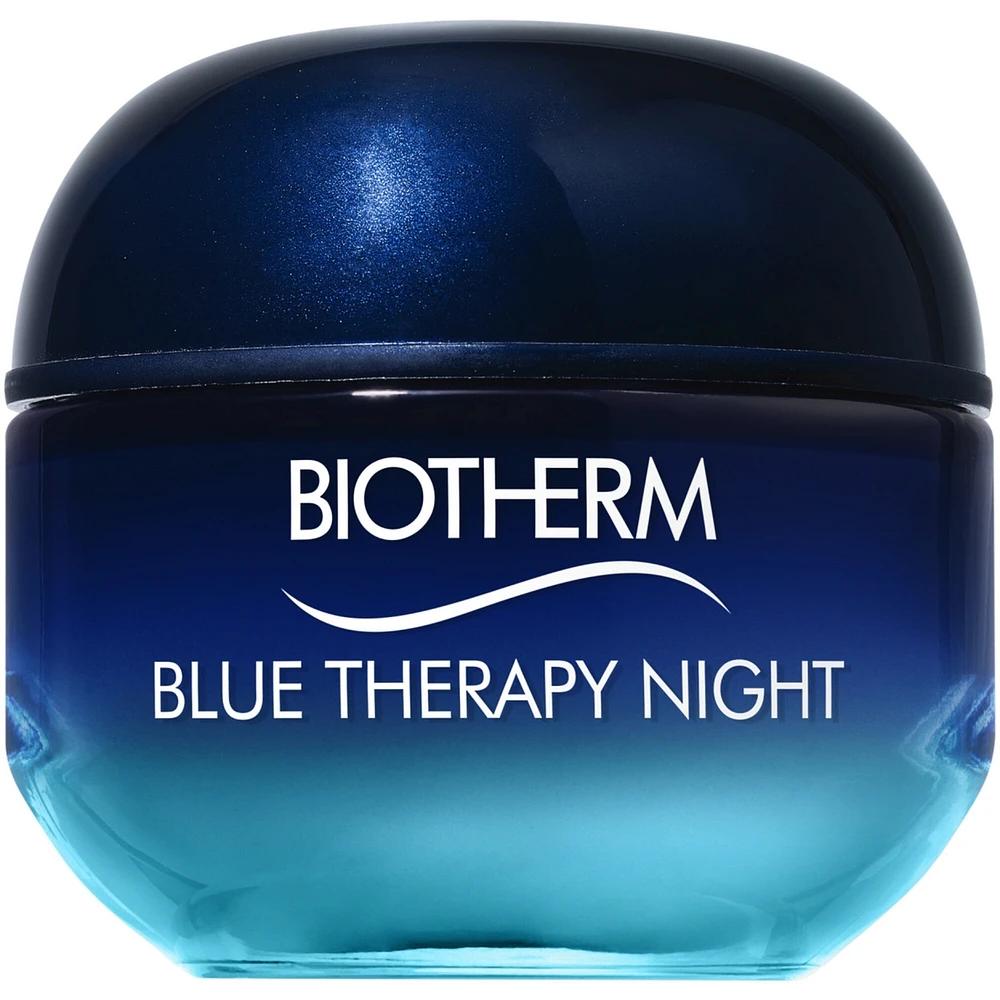 Blue Therapy Anti Aging Night Cream, Firming and Repairing on Fine Lines