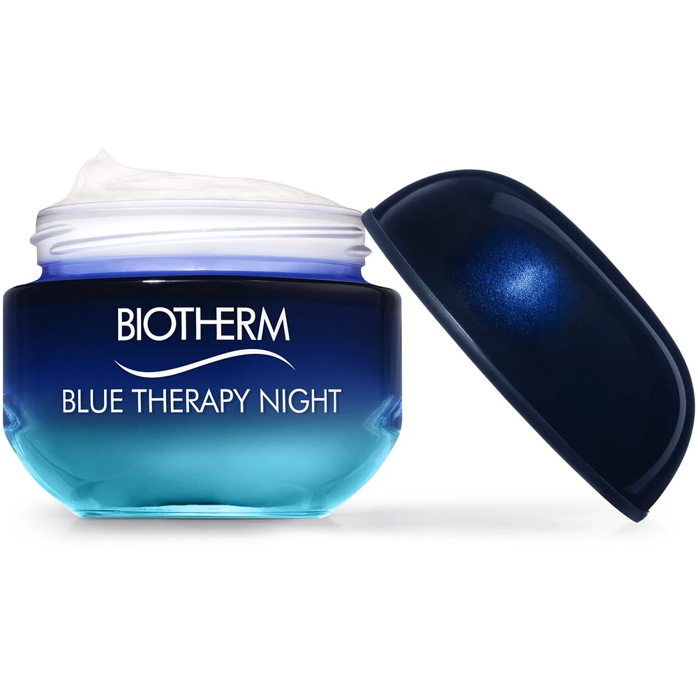 Blue Therapy Anti Aging Night Cream, Firming and Repairing on Fine Lines
