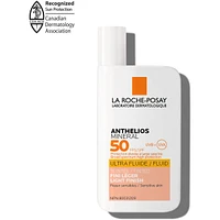 Anthelios Mineral Tinted Ultra-Fluid Face Sunscreen Lotion SPF50 For Sensitive Skin