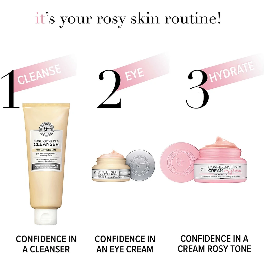 Anti-aging Cream with aloe leaf juice, Confidence in a Rosy Tone