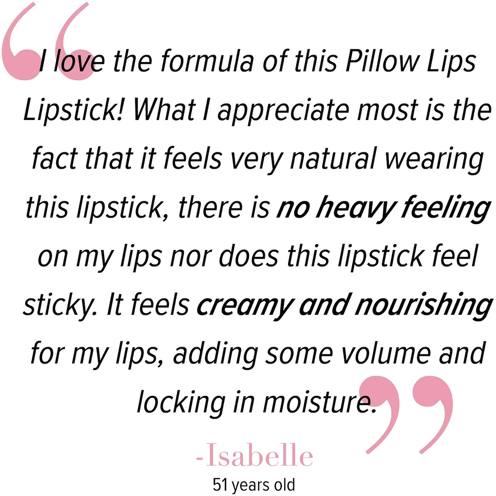 High Pigment Moisturizing Lipstick, Pillow Lips with collagen