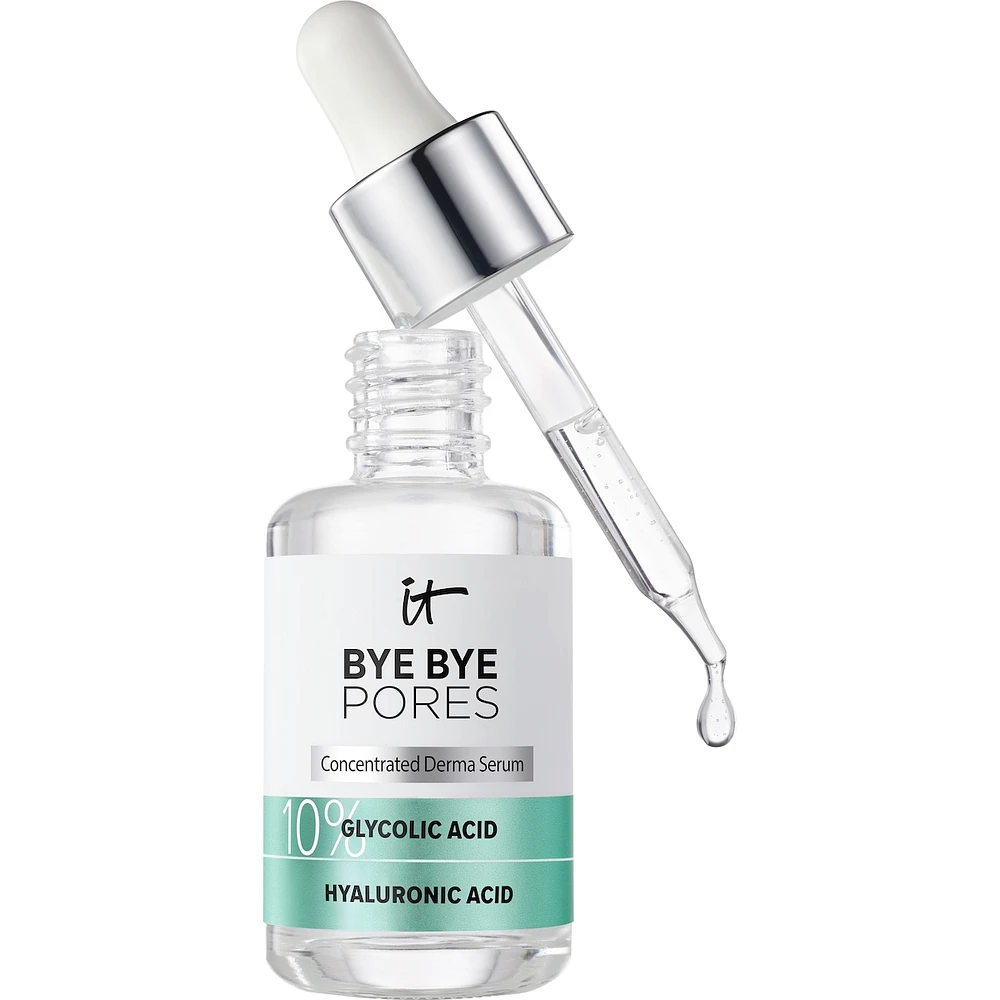 10% Glycolic Acid, Hyaluronic Acid Bye Bye Pores Concentrated Derma Serum
