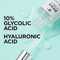 10% Glycolic Acid, Hyaluronic Acid Bye Bye Pores Concentrated Derma Serum