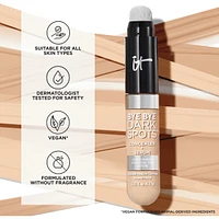 Bye Dark Spots Concealer + Serum with 2% Niacinamide

INSTANT NATURAL COVERAGE CLINICALLY FADES DRAK SPOTS*