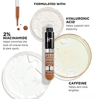 Bye Dark Spots Concealer + Serum with 2% Niacinamide

INSTANT NATURAL COVERAGE CLINICALLY FADES DRAK SPOTS*