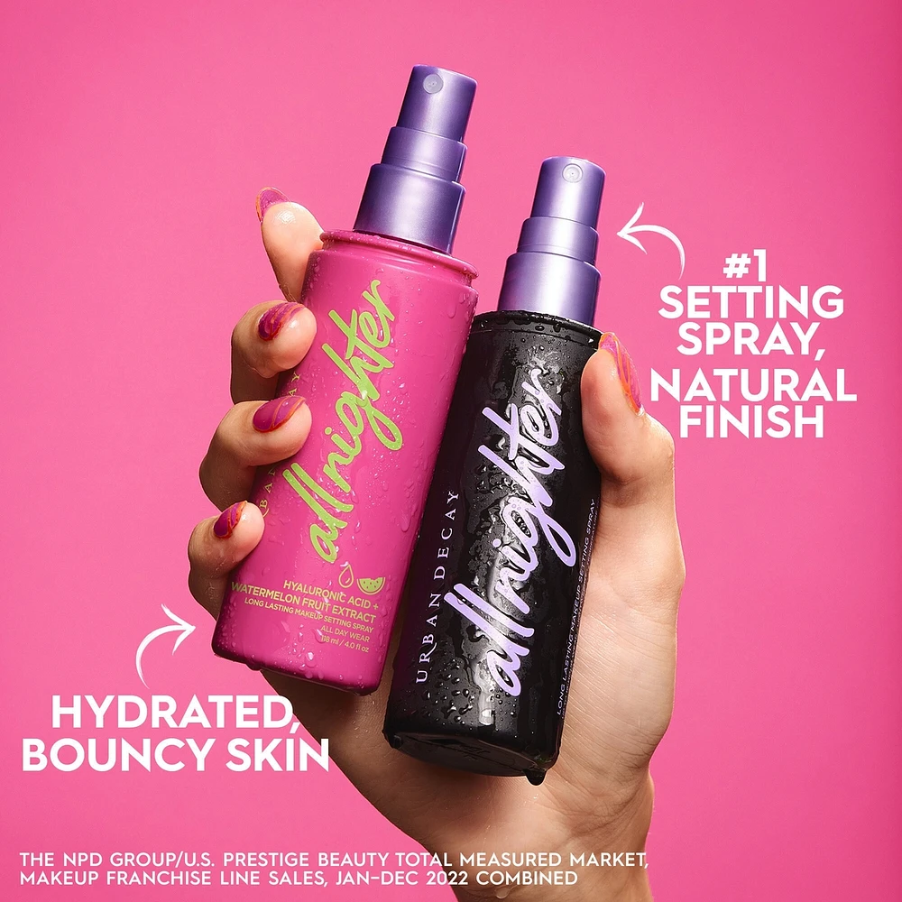 All Nighter Hyaluronic Setting Spray For Long Lasting Makeup With Dewy Finish