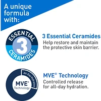 Moisturizing Cream Daily Face & Body Moisturizer for Dry Skin with Hyaluronic Acid & 3 Ceramides