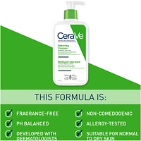 Hydrating Cleanser With Hyaluronic Acid and 3 Ceramides, Normal to Dry Skin , Fragrance Free