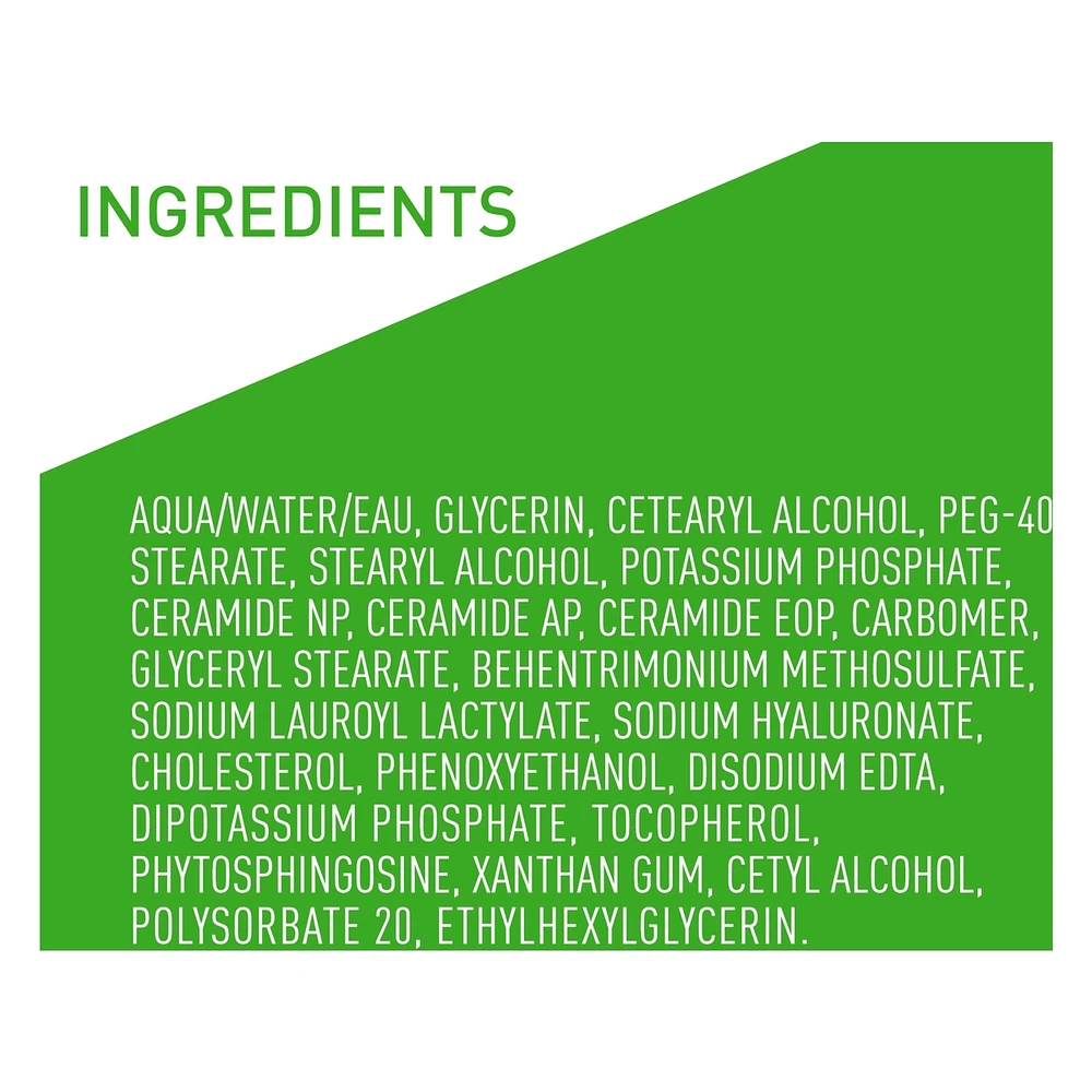 Hydrating Cleanser With Hyaluronic Acid and 3 Ceramides, Normal to Dry Skin , Fragrance Free